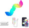 Panneaux d'éclairage ambiant Smart Triangles - Lot de 10, bricolage modulaire sans collage, éclairage mural LED décoratif créatif, synchronisation de la musique, APP et contrôle vocal