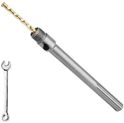 SDS MAX Rallonge de tige pour couronnes de forage, longueur 220 mm, avec filetage M22, foret de centrage