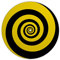 Next Ferry - Slipmat - Spirale gelb - Plattenspieler Matte aus Filz - Slipmats für Dj's - Plattentellerauflage für alle Plattenspieler Turntables - gedruckt in Deutschland