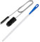 YUNGMAX Drain Unblocker Tools, Flexible 61 inch Double Ended Nylon Pipe Cleaner Brush and 17.7 inch Sink Unblocker Brush for Kitchen Bathroom Shower Plug Hole