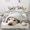 phonxia Bettwäsche 135x200 Kinder Labrador Garten Bettbezug mit Reißverschluss Weiche Mikrofaser Bettwäsche-Sets Single für Jungen Mädchen Jugendliche und 2 Kissenbezug 80x80 cm