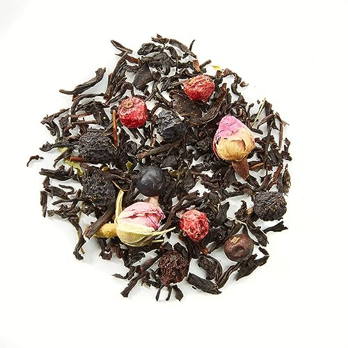 Schrader | Waldzauber | Aromatisierter Schwarztee | mit Wacholder- und Waldbeeren-Geschmack | 125g