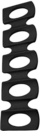 Range-bouteilles et canettes en silicone pour réfrigérateur - Pliable - Gain de place - Parfait pour armoire de cuisine et réfrigérateur - Noir/vert