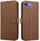UITUIM Phone Case Leather Wallet Flip Cover with Card Holder Shockproof Magnetic Folio Case Cover, Brown for iPhone SE 2022 / 2020 / 8 / 7 / 6S / 6