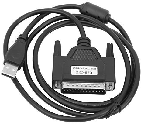 Mumusuki Cable Adaptador CNC-USB Cable Convertidor Bidireccional de USB a Paralelo Cable Adaptador USB Comunicación a Convertidor Paralelo Transformador Conectores de Red de Computadora