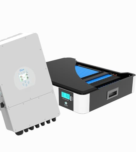 FM-Solar 10 kWh Wand-Speicher 51.2V 200Ah Lithium + 12Kw Deye Hybridwechselrichter