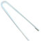JAPITELSA | Pack de Pinzas de Plástico para Alimentos, Hielo, Gominolas, etc. - 16 cm - Resistentes y Reutilizables (Colores Beige, Blanco y Negro) (12, Blanco)