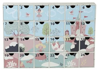 VERTBAUDET Adventskalender mit Spielzeug Baby Holz FSC Prinzessin TU