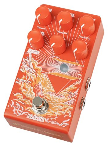 Klowra Verdict Polyphonisches Oktav-Pedal & Pitch Shifter für Gitarre & Bass, Sub-Oktave & Upper Harmony, Synth- & Orgel-Emulation mit Freeze, Swell, Filter & Detune