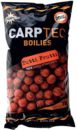 Dynamite Baits CarpTec S/L 20mm 1 Kg Boilies Karpfen Köder (Tutti Frutti)