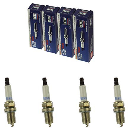 4x BERU Zündkerze Zuendkerze ULTRA TITAN UPT11P Set / 4-Zylinder