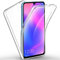 AROYI Hülle Kompatibel mit Huawei P30 Pro 360 Grad Handyhülle, Silikon Crystal Full Schutz Cover 2in1 Separat Hart PC Zurück mit Weich TPU Vorderseite Vorne und Hinten Schutzhülle für P30 Pro