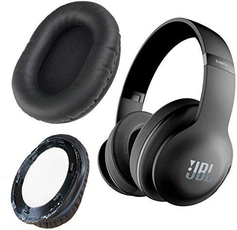 Ersatz-Leder-Ohrpolster für JBL Everest 700 Elite V700 Everest 700bt Platinum Everest Elite 700 Kopfhörer, Schwarz