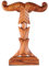 Windalf Vikings Irminsul Holzdeko Tara 20 cm Auf Sockel Wikinger-Dekofigur Geschenk Fruchtbarkeits-Symbol Handarbeit
