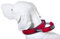 Armored Tech Dog Control Halsband mit integrierter Kurzleine (S - Halsumfang 33-38 cm, rot)