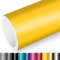 Actinium® Klebefolie 7€/m² Gelb Matt | 5m x 0,63m selbstklebende matte Folie | Möbelfolie selbstklebend Küchenfolie Plotterfolie