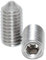 Gewindestifte M8x12 mit Innensechskant und Spitze 10 Stück Madenschrauben ISO 4027 A2 Edelstahl
