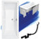 BADLAND Badewanne Original Weiß Acryl Wanne Rechteck QUADRO 190x90 KOMPLETTSET SET mit Premium Styroporverkleidung + Füßen und Exklusive Chrom Automatik Ablaufgarnitur Made in EU 4in1
