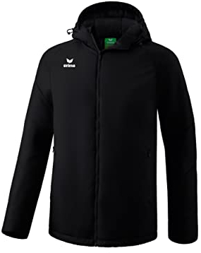 Erima Team Winterjacke Dunkel schwarz, L Herren