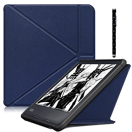 Acelive Étui Housse Coque pour Kobo Libra 2 (7 Pouces) eBook avec Support et Sommeil/Réveil Automatique
