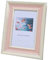 YOUCAI Modernen Bilderrahmen Fotorahmen Freistehende Und Hängende Dekoration, Vintage-Stil, für Familie, Mädchen, Jungen, Freunde,8.9x12.7cm,Rosa