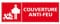 Signalétique.biz - Panneau Couverture Anti-Feu - Signalisation Incendie - 210 x 75 mm - Adhésif