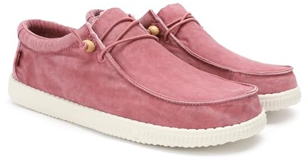 WALK IN PITAS | WP150 Washed | Herren Mokassins | Flache Slipper für Männer | Slip on Loafer | Sneakers | Schlupfschuhe | Freizeitschuhe | Walkinpitas Schuhe | Fresa 40