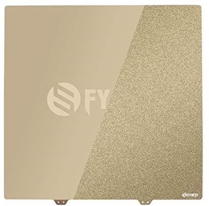 BCZAMD Ender 5 Plus 3D-Druckplattform FYSETC JanusBPS Pulverbeschichtet+Glatt Beschichtete PEI-Blatt-Druckoberfl?Che 3D Druck Build Surface 377x370 mm/14,8x14,5 Zoll Ohne Maagneetische Basis