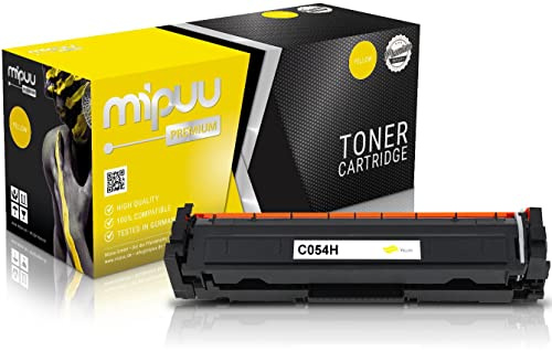 Mipuu Toner kompatibel zu Canon 054H 3025C002 Yellow für Canon LBP620C LBP621 LBP621CW LBP623 LBP623CW LBP623CDW MF640 MF641 MF 641CW MF643 MF645