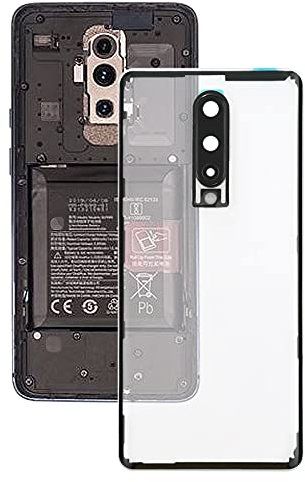 for OnePlus 8 Battery Back Cover with Camera Lens (Transparent)
