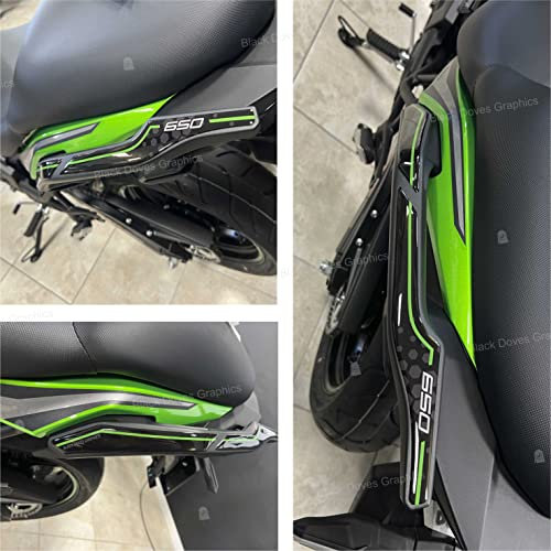 Adesivi 3D resinati Protezione Maniglie compatibili con KAWASAKI Versys 650 2022 (Protezione Maniglie)…