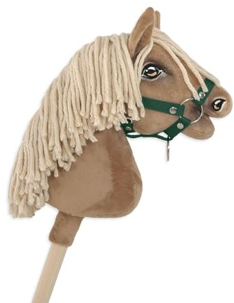 Pferdehalfter Hobby Horse A4 Clip klein - Flaschengrün