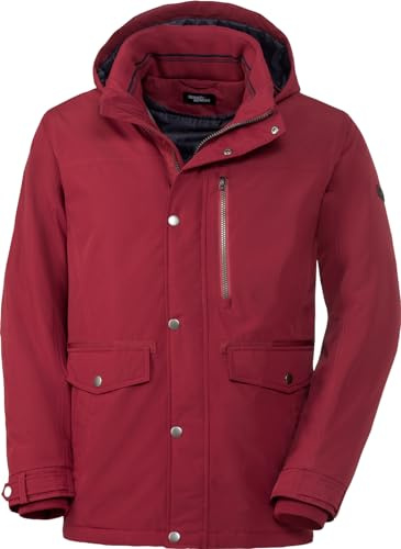 HENSON&HENSON Winterjacke Herren, komplett warmweich wattierter Parka, Wasserabweisende Funktionsjacke mit 5.000mm Wassersäule, Gr. 48-60