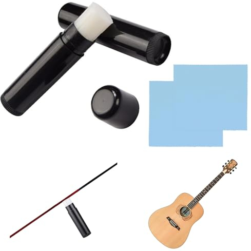 Klarinettenkorkfett,2pcs Korkpflegestifte für Klarinette,Korkfett für die Instrumentenpflege,Korkfett Schmiermittel Pfeifenreinigung und Pflegeprodukte für Saxophon Klarinette Flöte Zubehör,String Wax
