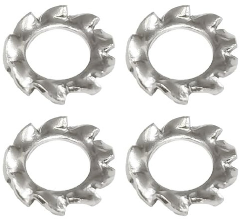 Arandelas de bloqueo de estrella de diente externo M3, arandela de resorte ondulado de acero inoxidable 304, junta de arandelas de bloqueo dentadas externas M3, 500 unidades