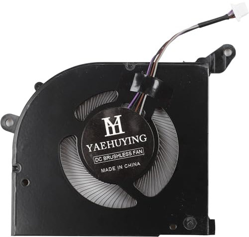 YAEHUYING CPU Cooling Fan for MSI GS66 WS66 Stealth 10SD 10SE 10SF 10SFS 10SGS,10UG 10UH 10UE MS-16V1 MS-16V2 MS-16V3 16V1-G-CW Fan, P/N: BS5005HS-U4Q BS5005HS-U4J DC5V 1.0A Fan