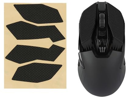 kwmobile Gaming Maus Grip Tape kompatibel mit Logitech G903 / G900 Maus - Rutschfestes Griffband für PC Maus - Schwarz