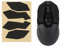 kwmobile Gaming Maus Grip Tape kompatibel mit Logitech G903 / G900 Maus - Rutschfestes Griffband für PC Maus - Schwarz