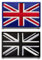 2 Stück Britisch Flagge-Patch Stickerei Taktische Militär England Patch, Aufnäher Mit Nylon Airsoft Patch Für Stickereibänder Jacke Rucksäcke Taktische Kleidung Taschen Abzeichen