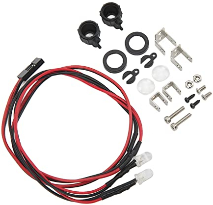 RC Car Scheinwerfer , Kunststoff weiße Beleuchtung für Geringen Stromverbrauch , RC Car Scheinwerfer für 1/18 für 1/10 (Runde Lampe)