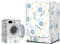 CRCRC Copertura Protettiva for Lavatrice, Copertura for Lavatrice Impermeabile Lavatrice a carico Frontale, Asciugatrice, Copertura Protettiva for Lavatrice,Blu(L- 10.5-12kg)