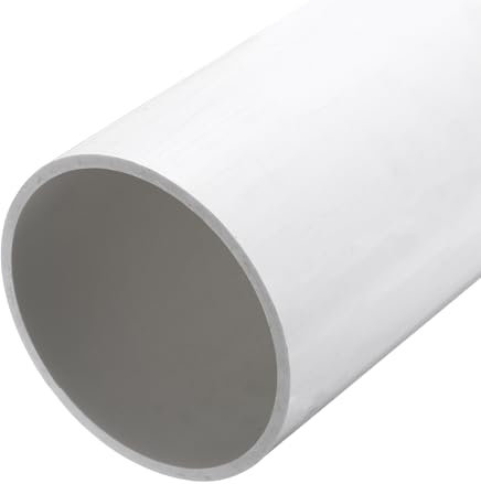 QUARKZMAN Tubi Rotondi in PVC Bianco da 5,51 129,2mm ID 140mm OD 12 Tubo Pvc Rigido Tondo Alto Impatto per Tubo Acqua, Acquario, Vasca Pesci, Giardino Serra, Bianco