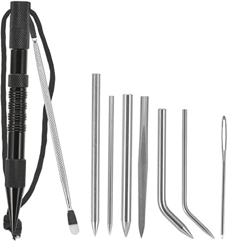 STOBOK Diy-stricknadel Lederarbeitsnadel Schnürnadel Armband-spitzennadel Strickwerkzeug Strickhilfen Metallnadeln Für Seile Und Bastelarbeiten