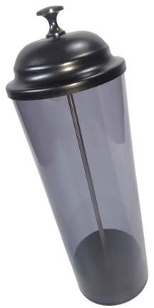 Fcnjsao Drinking Straw Dispenser With Lid For Easy Storage Practical Clear Straw Holder Container Kitchen Accessories