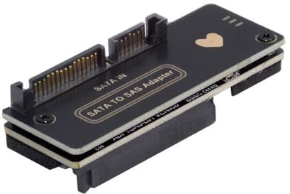 cablecc SAS auf SATA 29Pin SFF-8482 auf 7+15 22Pin Festplatten-RAID-Adapter mit Chipsatz und Stromanschluss