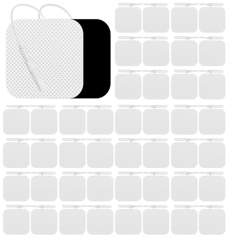 Newthinking Electrode Pads Replacement 50 x 50mm, 48 Pack Self-Adhesive TENS Machine Pads Compatible with TPN, Lloyds, Tenscare, Neurotrac, Auvon TENS Machines