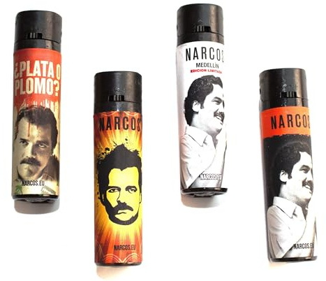 Narcos Feuerzeug Picture Edition Set Plato O Plomo Pablo Escobar