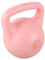 6Kg Kettlebell Riempibile Rosa con Impugnatura Antiscivolo Attrezzatura per Allenamento Casa per Glutei e Multifunzionale per Donne