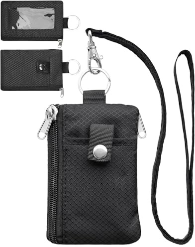 HUVZOR 1 pezzo Porta Documenti Viaggio, Portadocumenti Borsello da Viaggio con Blocco RFID, Pratico Portadocumenti da Collo per Soldi e Passaporto, porta passaporto da collo, Ideale per Viaggiare