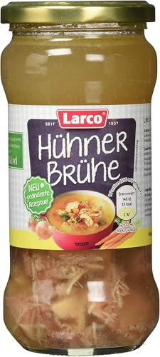 Larco Hühnerbrühe Glas, 340ml (Packung mit 6)